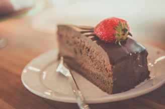 food plate chocolate dessert
